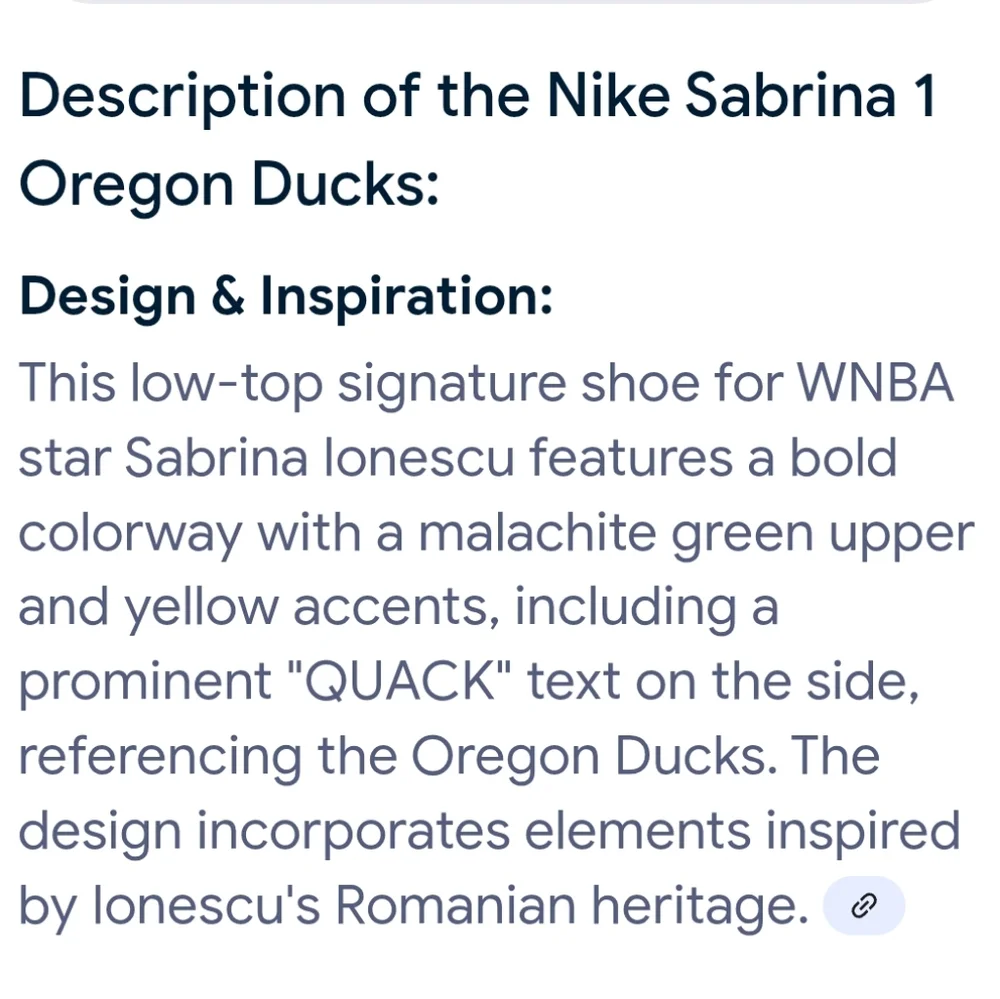Nike Sabrina 1 Oregon Ducks Athletic Basketball Shoes